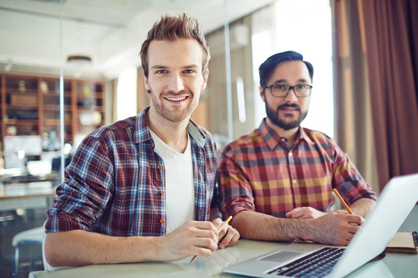 Business partners working together — Stock Photo, Image