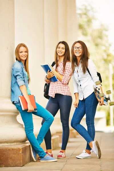 Grupo de estudantes universitários — Fotografia de Stock