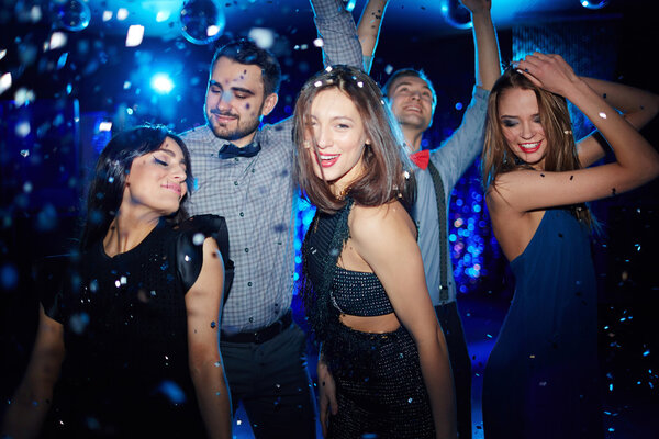 people dancing at party