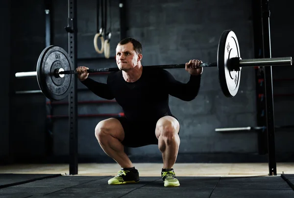 Training met lange halter — Stockfoto