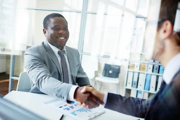 CEO shaking hand — Stock Photo, Image