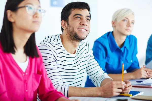 Students listening to lecture — Stock Photo, Image