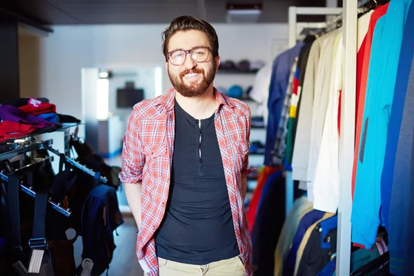 Young handsome salesman — Stock Photo, Image