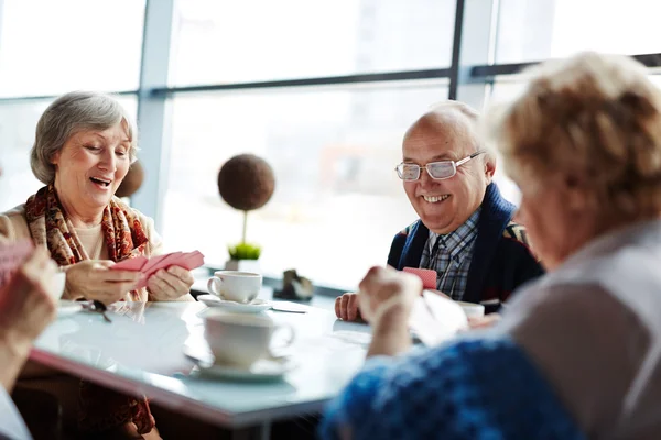 Seniors Παιγνιόχαρτα — Φωτογραφία Αρχείου