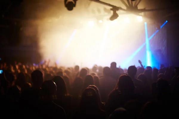 Skara fans på konsert — Stockfoto