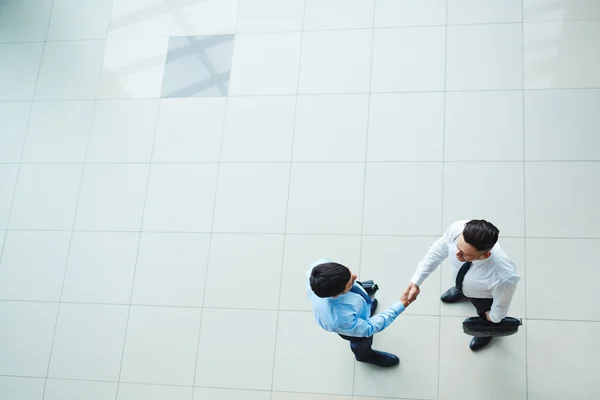 Succesvolle zakenlui handshaking — Stockfoto