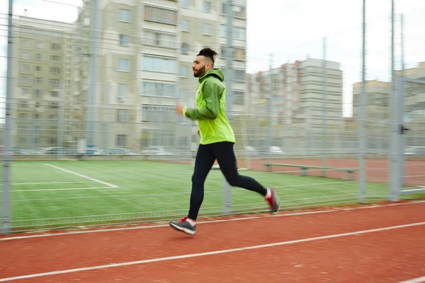 Young sportsman running — Stock Photo, Image