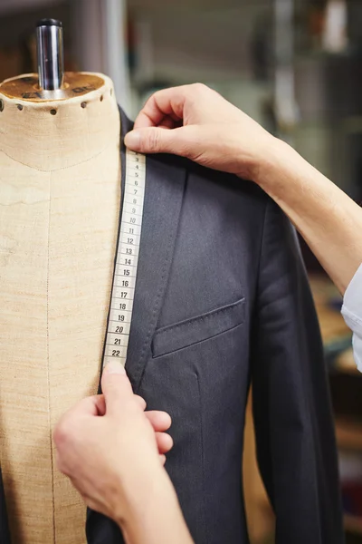 Collar de medición de la chaqueta —  Fotos de Stock