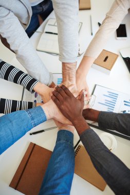 iş adamları birlikte elele