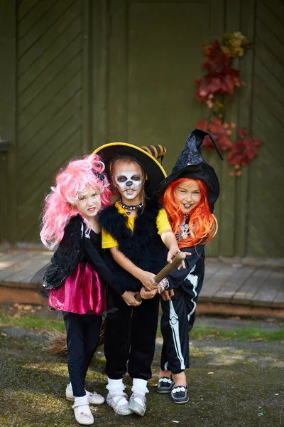 Halloween filles — Photo