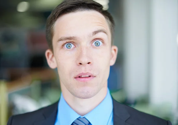 Surprised businessman — Stock Photo, Image