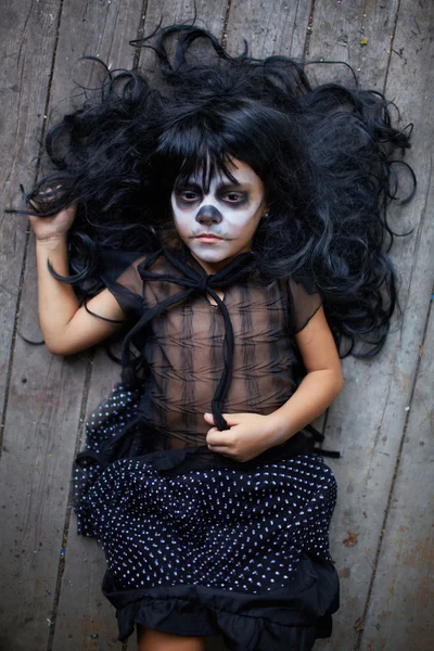 Menina de Halloween — Fotografia de Stock