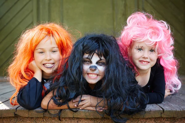 Chicas de Halloween —  Fotos de Stock