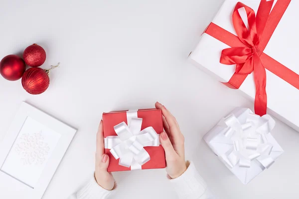 Gifts and decorations — Stock Photo, Image