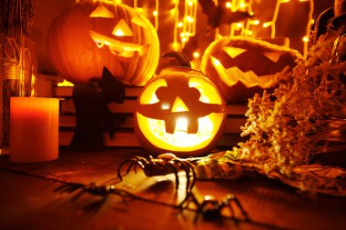 Jack-o-lantern kabaklar