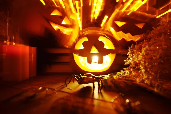 Jack-o-lantern kabaklar — Stok fotoğraf