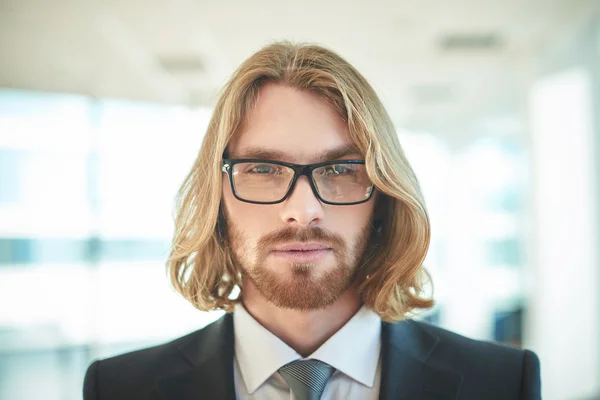 Businessman in eyeglasses — Stock Photo, Image