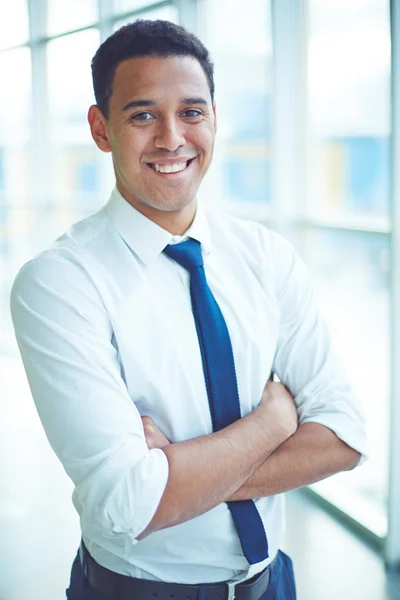 Confident smiling manager — Stock Photo, Image