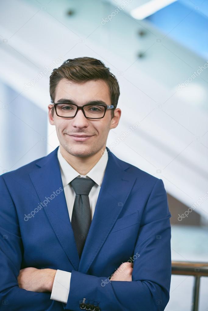 Businessman in eyeglasses