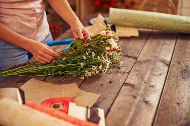 Studio çalışma çiçekçi