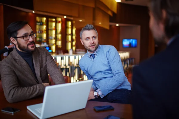 Businessmen in smart casual — Stock Photo, Image