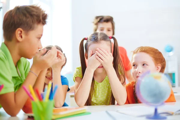 Friends during school break — Stock Photo, Image