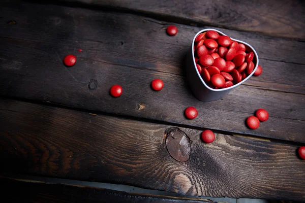 Caramelos rojos pequeños — Foto de Stock