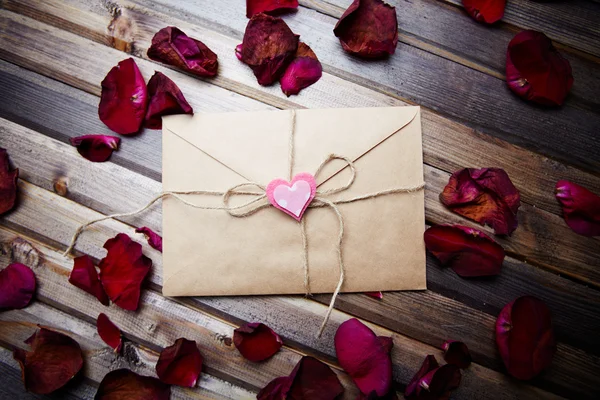 Romantic letter of love Stock Photo