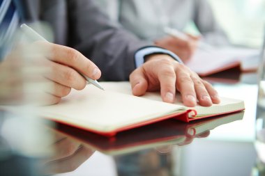 Not defterlerinde yazma el planlama çalışma