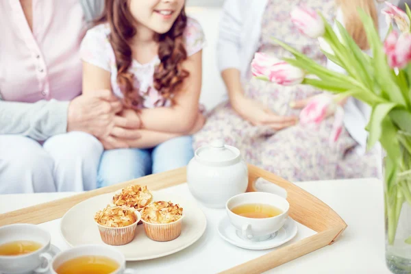 杯子里的茶 — 图库照片