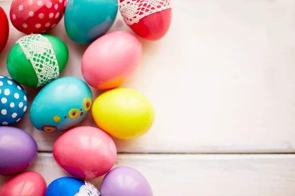 Creative colorful Easter eggs — Stock Photo, Image