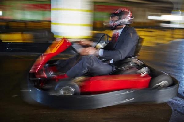 Business is like kart racing — Stock Photo, Image