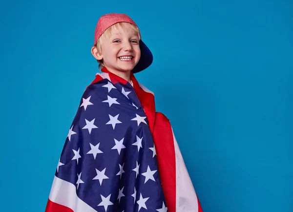 Boy from the USA — Stock Photo, Image