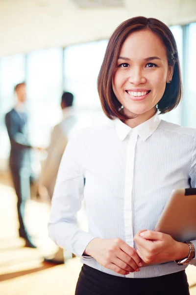 Líder empresarial femenina — Foto de Stock