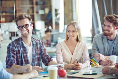 Toplantı iş arkadaşları