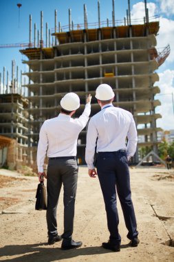 architects discussing new construction