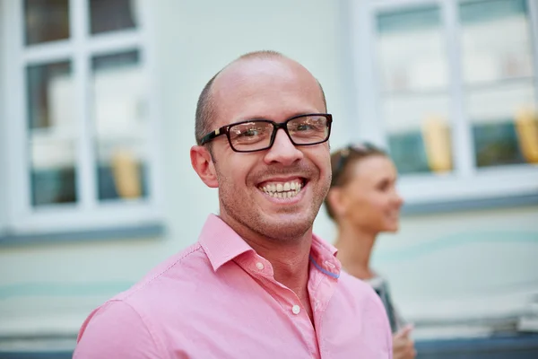 Young businessman in eyeglasses — Stock Photo, Image