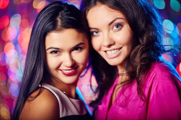 Charming brunette girls — Stock Photo, Image