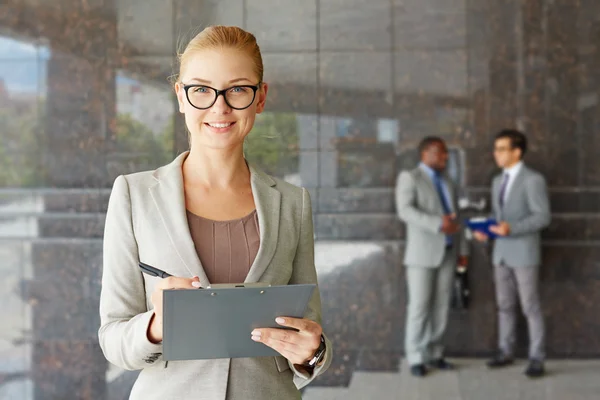 Young seriously businesswoman — Stock Photo, Image