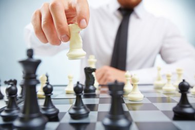 satranç oynamayı işadamı