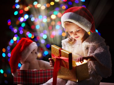 küçük kız Xmas şu anda arıyorum
