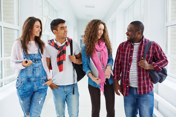 Gesprek in gang — Stockfoto