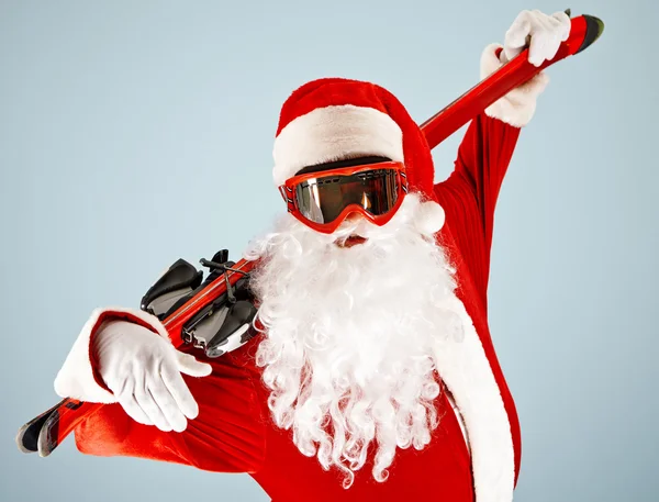 Aktivní Santa Claus — Stock fotografie