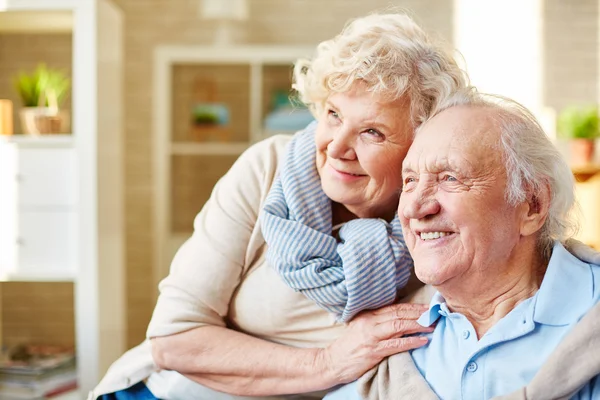 Cheerful senior couple — Stock Photo, Image