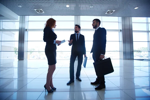 Colegas trabalho de planeamento — Fotografia de Stock