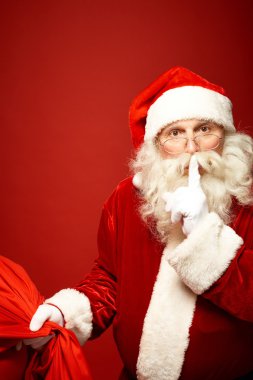 Noel Baba çuval ile