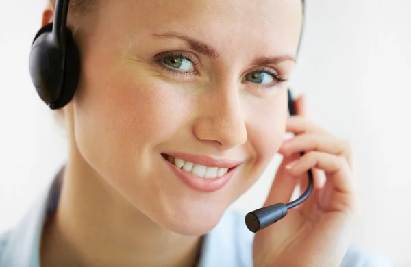 Operador de call center — Fotografia de Stock