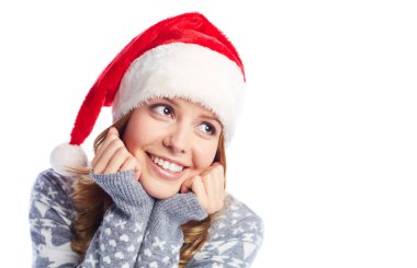 Noel Noel Baba şapkası kadın