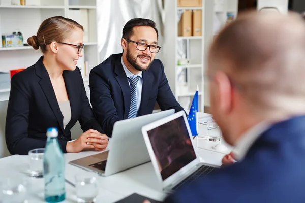 Group of business partners — Stock Photo, Image