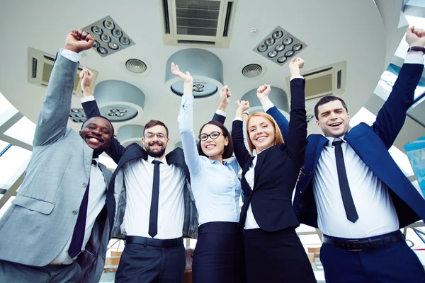 Equipe de negócios bem sucedida — Fotografia de Stock